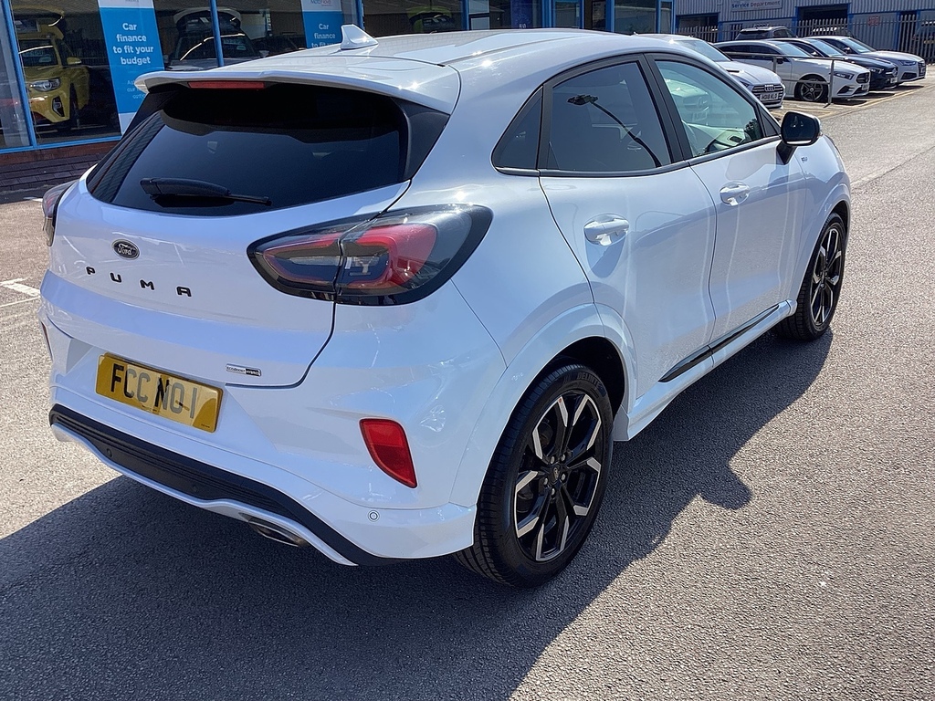 Ford Puma T Ecoboost Mhev St-line X PO72ENM White #4