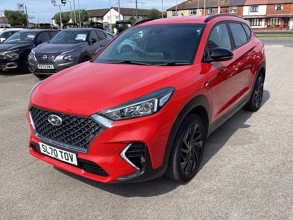 Hyundai Tucson Crdi Mhev N Line SL70TOV Red #4
