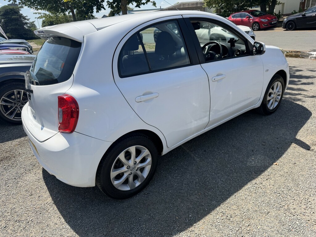 Nissan Micra 1.2 Acenta White #4