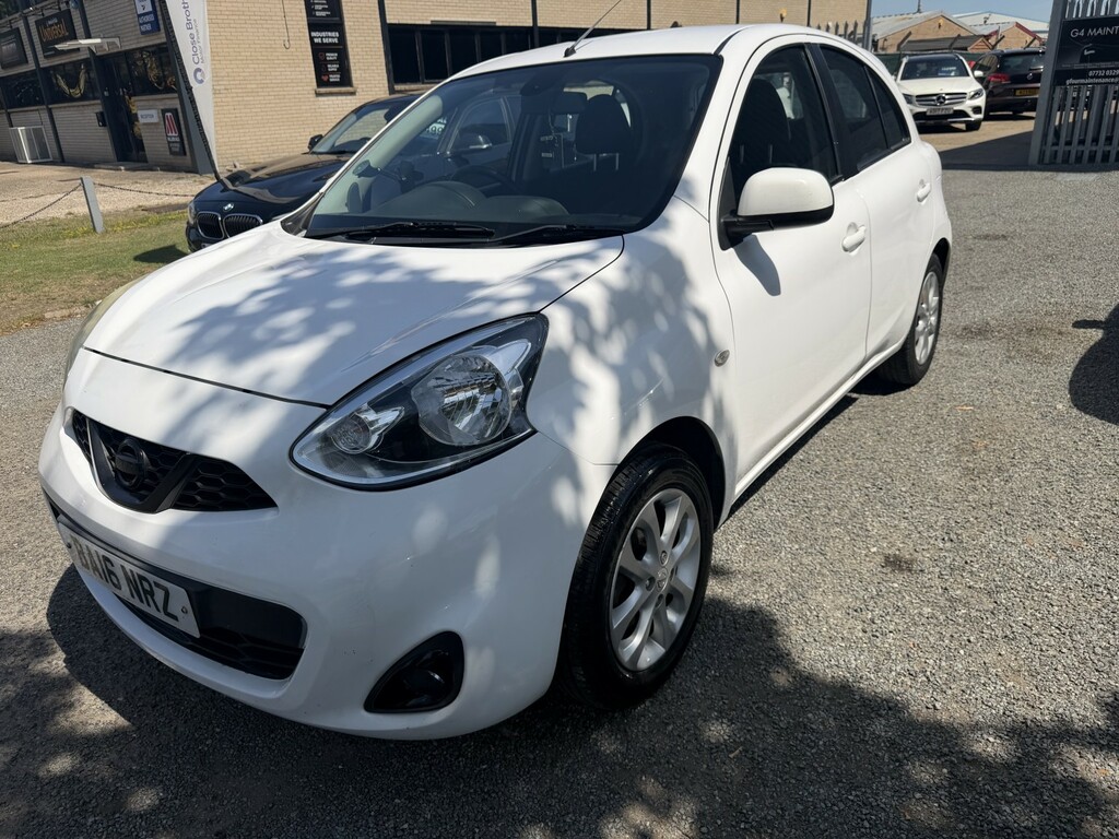 Nissan Micra 1.2 Acenta White #3