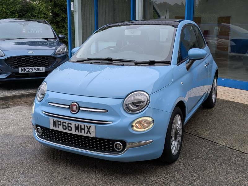 Fiat 500 1.2 Lounge - 2016 66 WP66MHX Blue #2