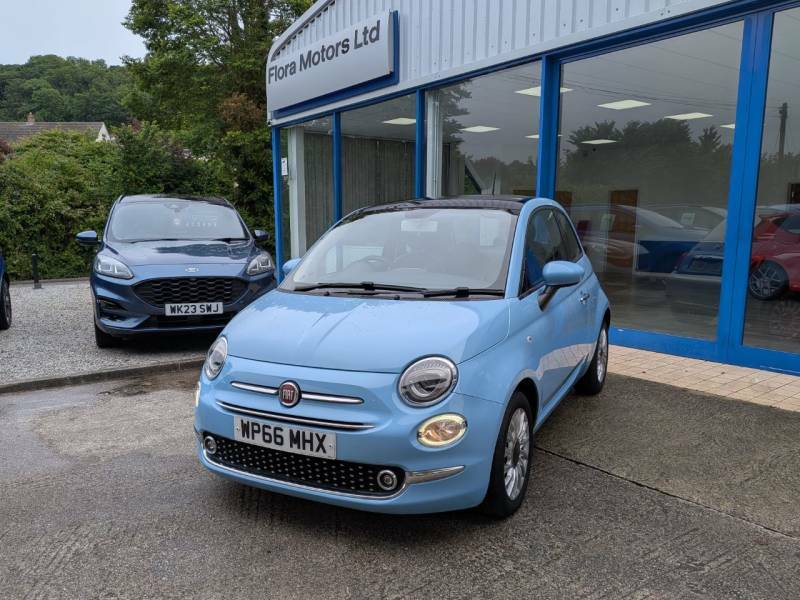 Fiat 500 1.2 Lounge - 2016 66 WP66MHX Blue