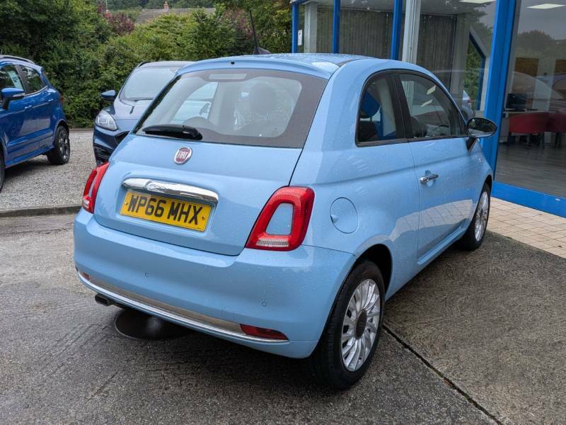 Fiat 500 1.2 Lounge - 2016 66 WP66MHX Blue #6