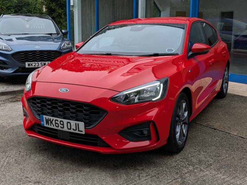 Ford Focus 1.0 Ecoboost 125 St-line - 2019 69 WK69OJL Red #2