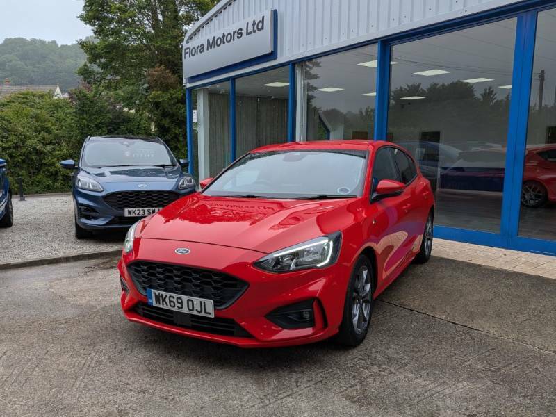 Ford Focus 1.0 Ecoboost 125 St-line - 2019 69 WK69OJL Red