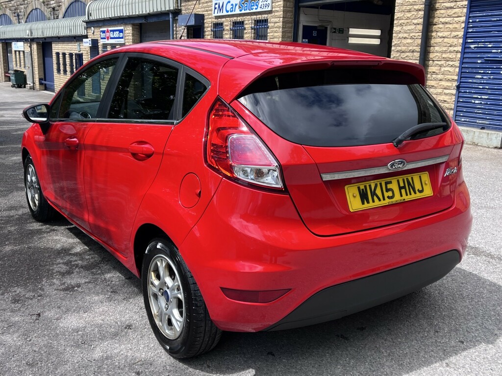 Ford Fiesta 1.6 Tdci Econetic Titanium Hatchback Ma Red #4