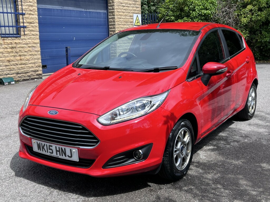 Ford Fiesta 1.6 Tdci Econetic Titanium Hatchback Ma Red #3