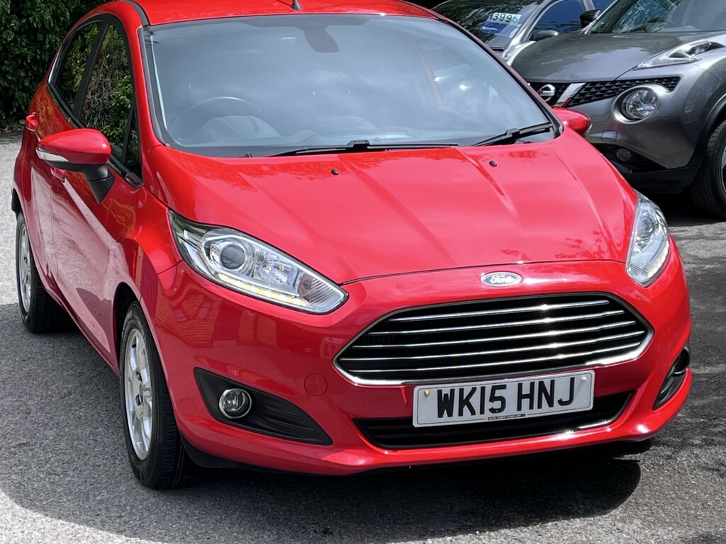 Ford Fiesta 1.6 Tdci Econetic Titanium Hatchback Ma Red #2