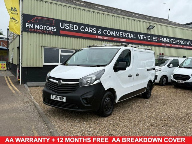 Vauxhall Vivaro Cdti 2900 Panel Van White
