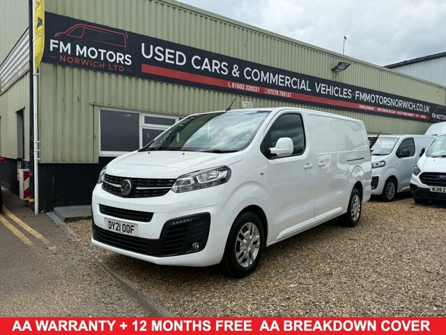 Vauxhall Vivaro Turbo D 3100 Sportive White