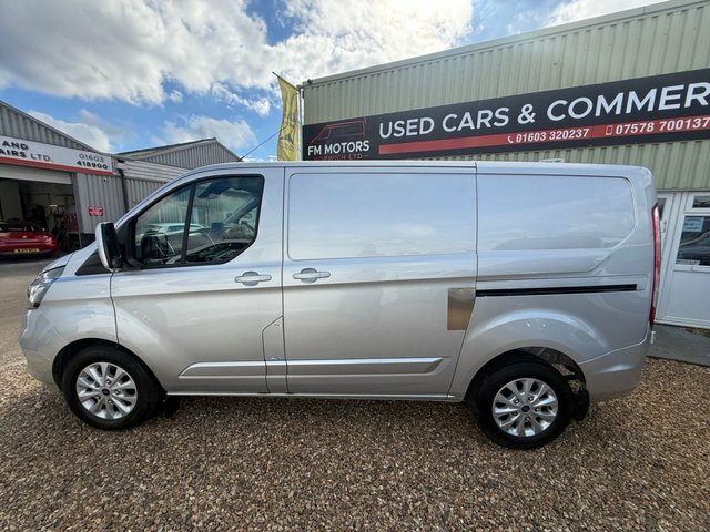 Ford Transit Custom 300 Ecoblue Limited Panel HV22UCT Silver #2