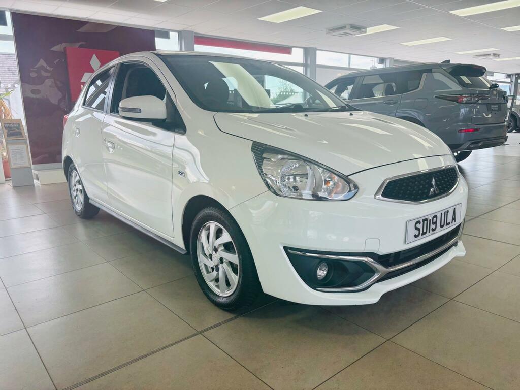 Mitsubishi Mirage 1.2 3 Euro 6 Ss White