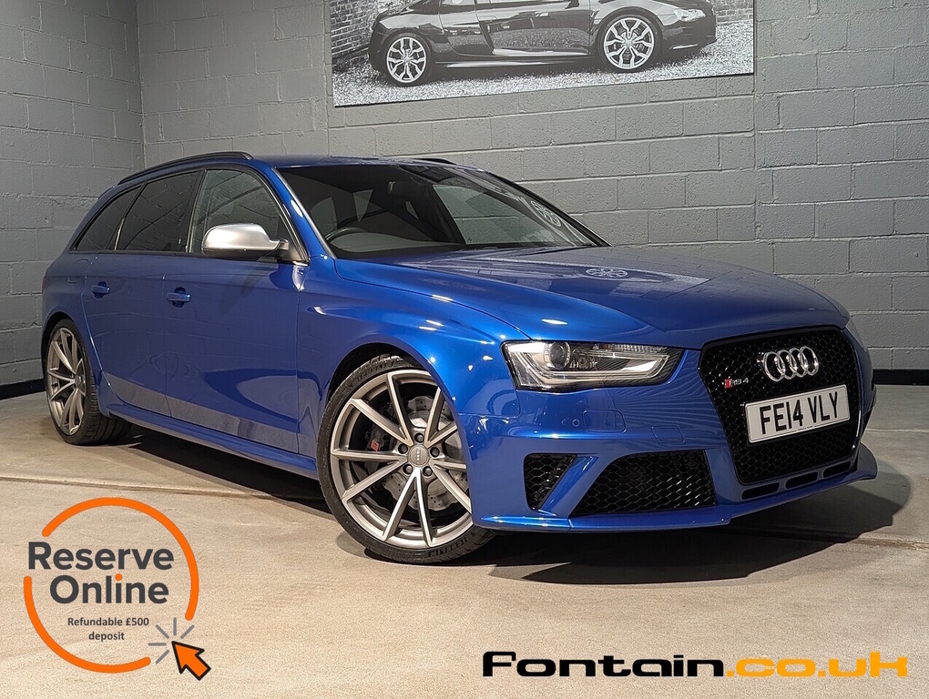 Audi RS4 Avant 4.2 Fsi V8 Estate S Tronic Quattro Euro Blue