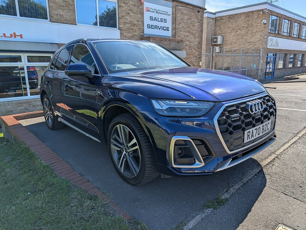 Audi Q5 2.0 Tfsi 45 S Line Suv S Tronic Quattro Blue #3