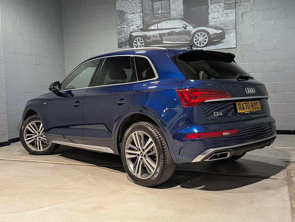 Audi Q5 2.0 Tfsi 45 S Line Suv S Tronic Quattro RA70BZC Blue #2