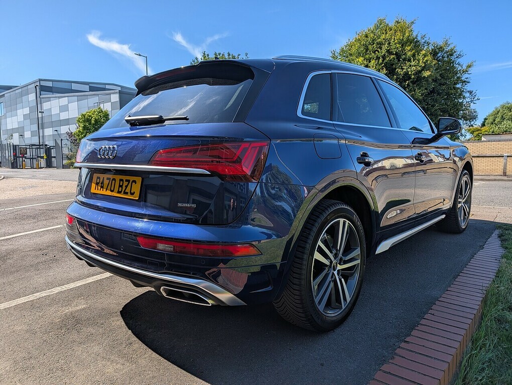 Audi Q5 2.0 Tfsi 45 S Line Suv S Tronic Quattro Blue #4