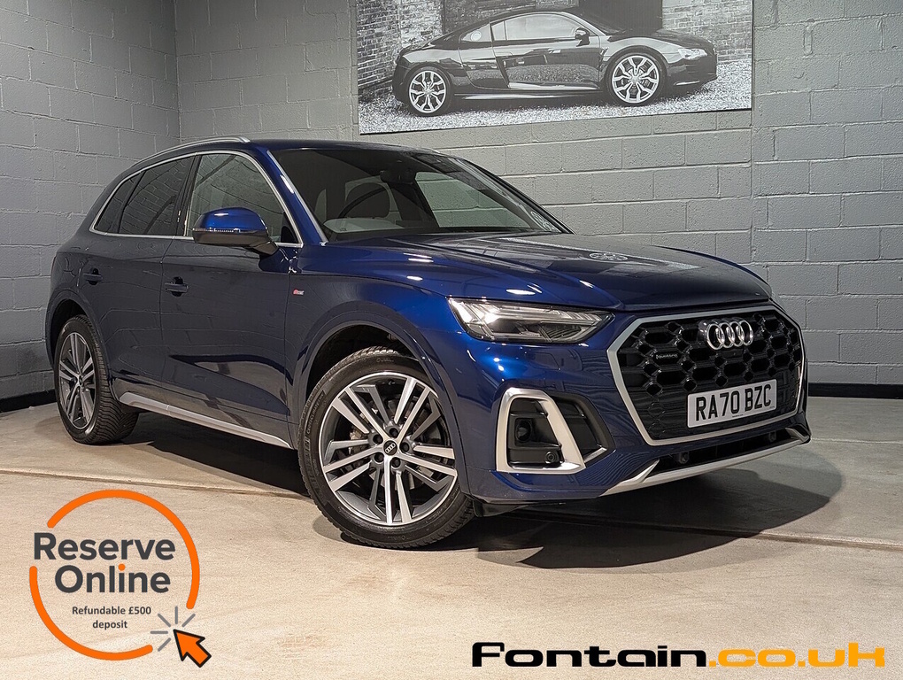 Audi Q5 2.0 Tfsi 45 S Line Suv S Tronic Quattro RA70BZC Blue