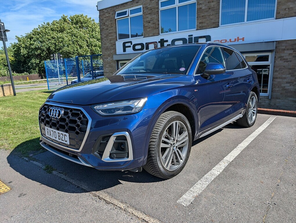 Audi Q5 2.0 Tfsi 45 S Line Suv S Tronic Quattro Blue
