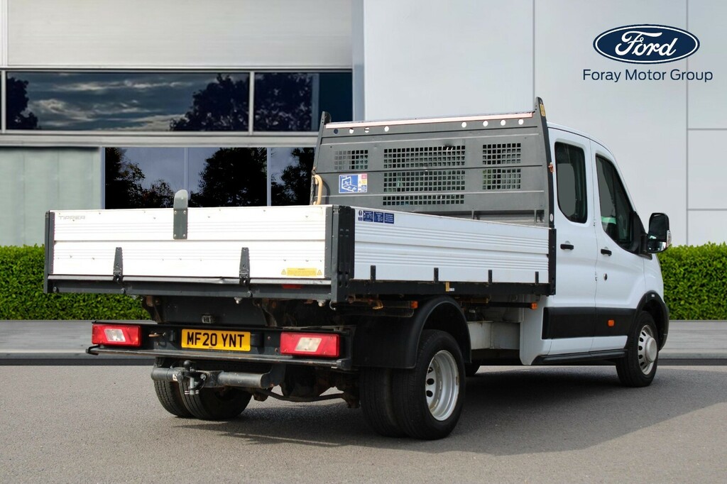 Ford Transit Custom 2.0 Ecoblue 130Ps Double Cab Tipper MF20YNT White #3