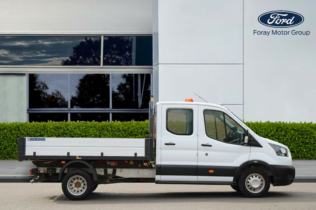 Ford Transit Custom 2.0 Ecoblue 130Ps Double Cab Tipper MF20YNT White #2