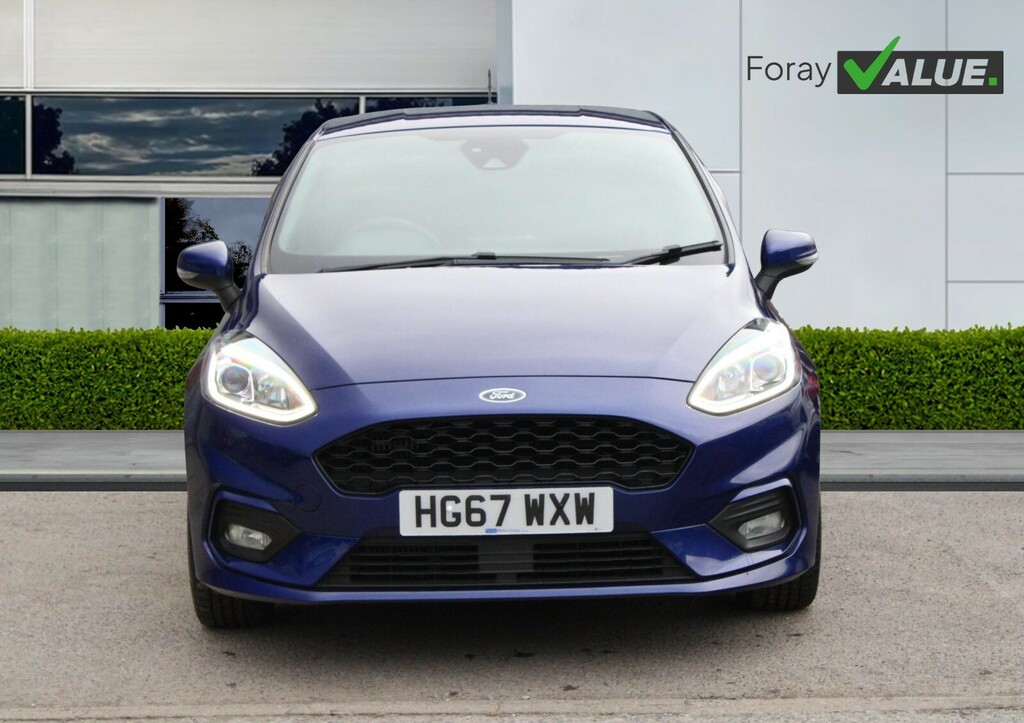 Ford Fiesta 1.0 Ecoboost 140 St-line HG67WXW Blue #2