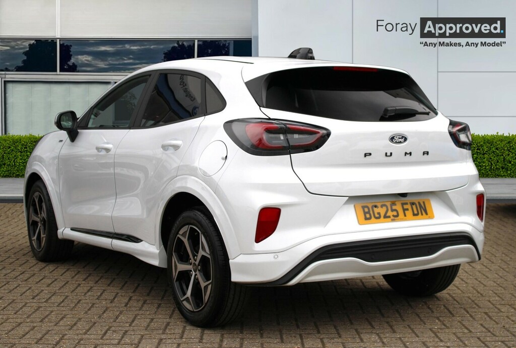 Ford Puma 1.0 Ecoboost Hybrid Mhev St-line BG25FDN White #2