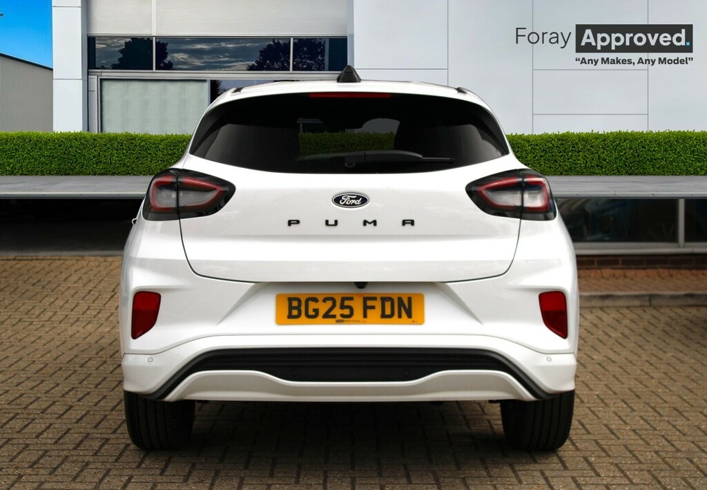 Ford Puma 1.0 Ecoboost Hybrid Mhev St-line BG25FDN White #5