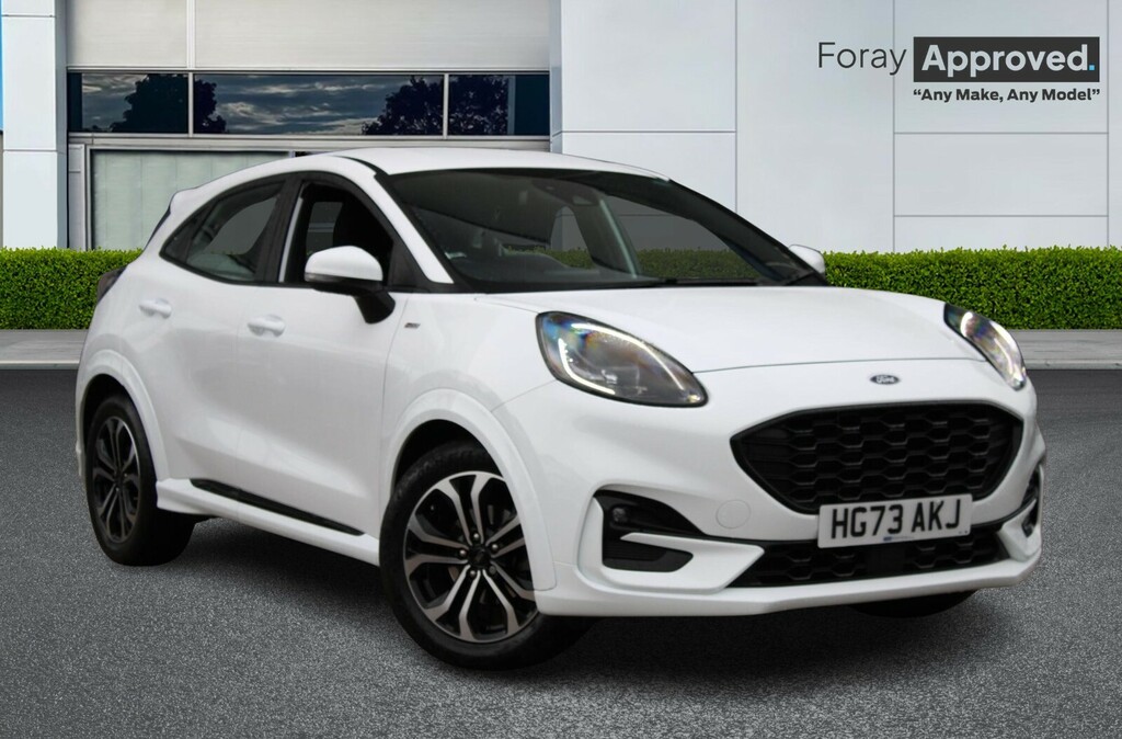 Ford Puma 1.0 Ecoboost Hybrid Mhev St-line White