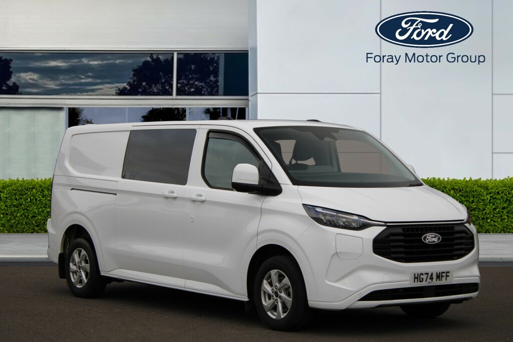 Ford Transit Custom 2.5 Phev 232Ps H1 Double Cab Van Limited White