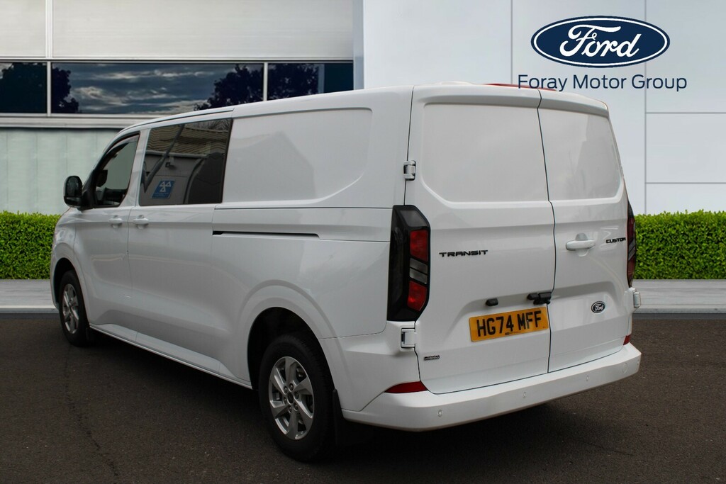 Ford Transit Custom 2.5 Phev 232Ps H1 Double Cab Van Limited HG74MFF White #6
