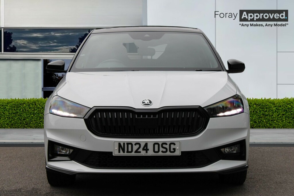 Skoda Fabia 1.0 Tsi 116 Monte Carlo ND24OSG White #2