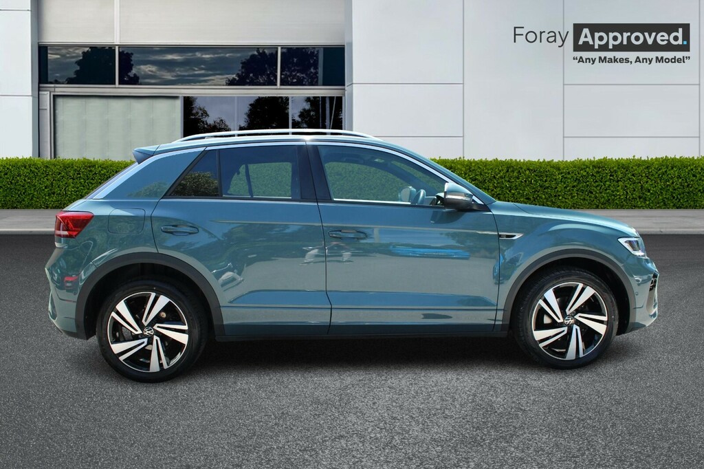 Volkswagen T-Roc 1.5 Tsi R-line Dsg MK72KZW Blue #4