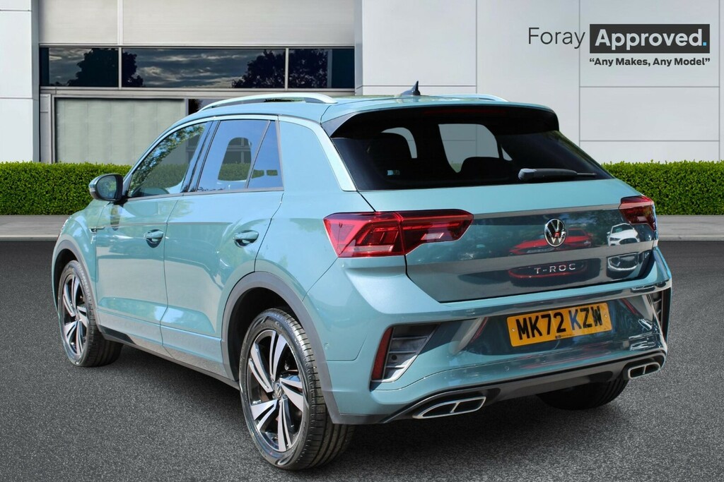 Volkswagen T-Roc 1.5 Tsi R-line Dsg MK72KZW Blue #3