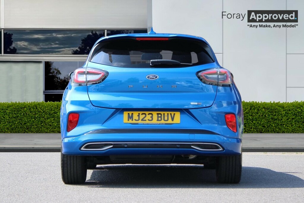 Ford Puma 1.0 Ecoboost Hybr Mhev 155 St-line Vignale Dct MJ23BUV Blue #5