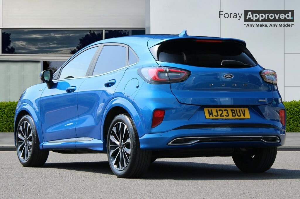 Ford Puma 1.0 Ecoboost Hybr Mhev 155 St-line Vignale Dct MJ23BUV Blue #4