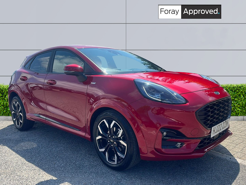 Ford Puma 1.0 Ecoboost Hybrid Mhev St-line X Dct Red
