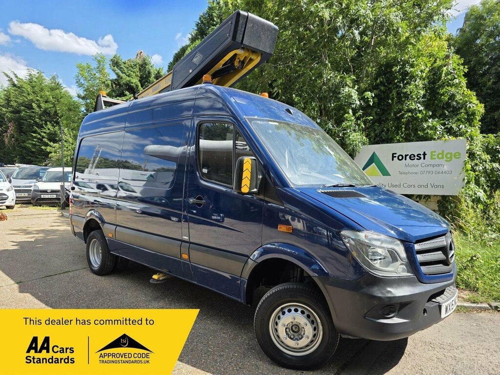 Mercedes-Benz Sprinter Van 2.1 513 Cdi 4Wd 4X4 L3 H3 Cherry Picker 2015 Blue