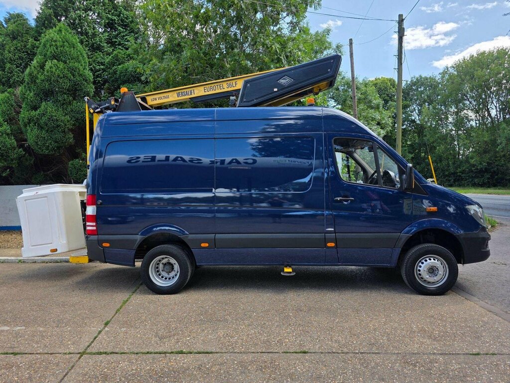 Mercedes-Benz Sprinter Van 2.1 513 Cdi 4Wd 4X4 L3 H3 Cherry Picker 2015 Blue #2