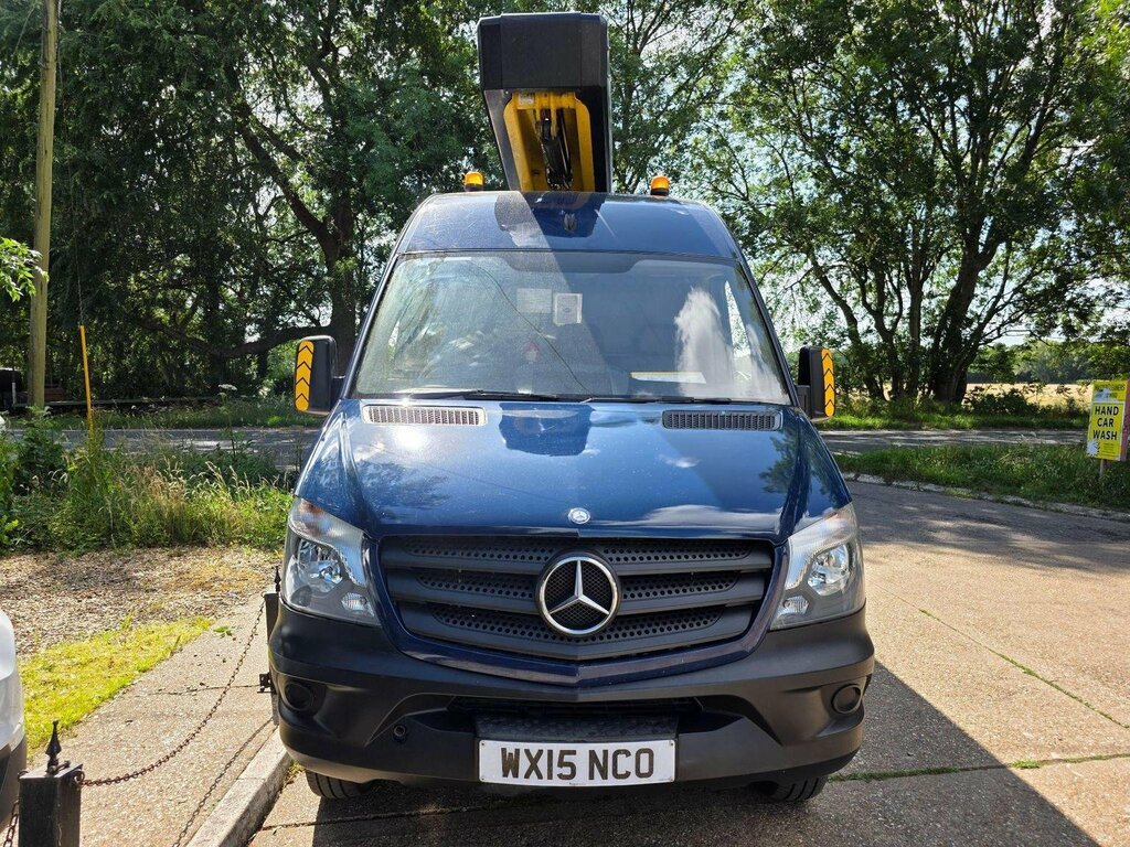 Mercedes-Benz Sprinter Van 2.1 513 Cdi 4Wd 4X4 L3 H3 Cherry Picker 2015 Blue #4