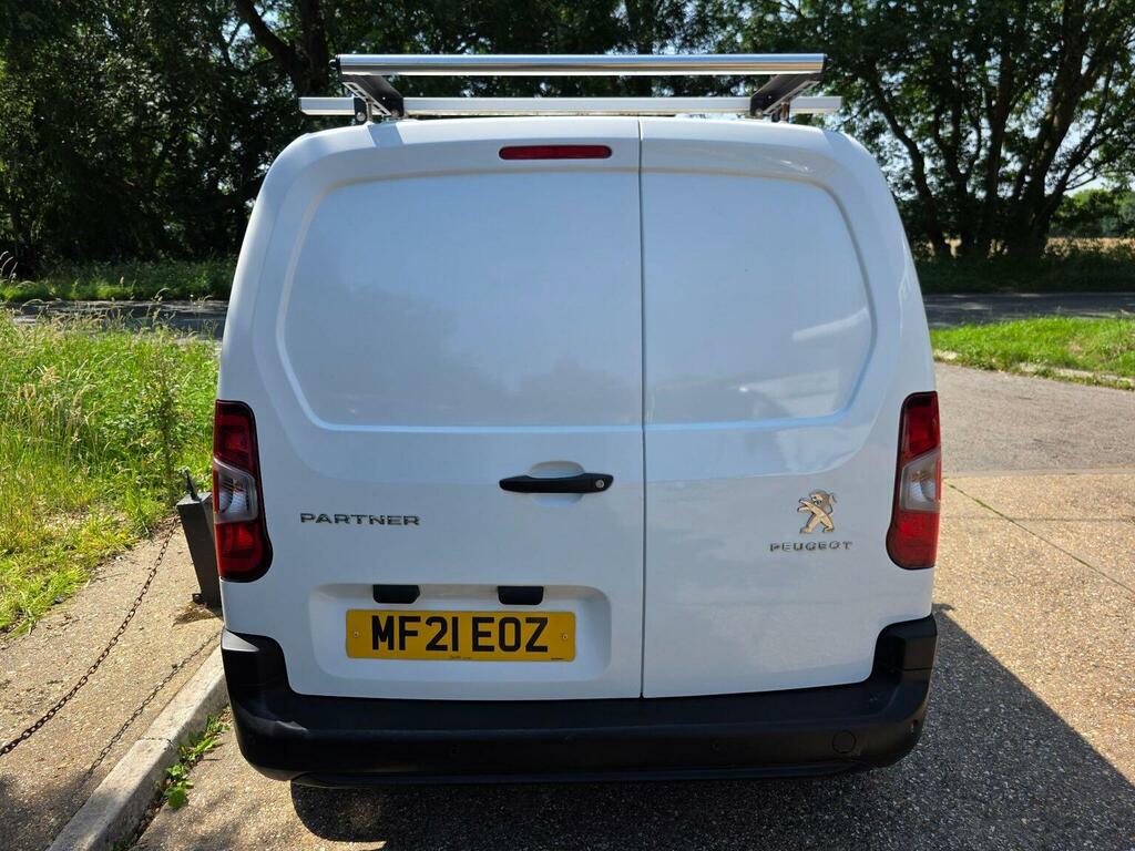 Peugeot Partner Panel Van 1.5 Bluehdi 1000 Professional Standard P White #4