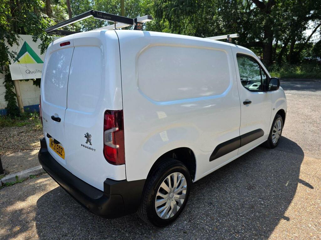 Peugeot Partner Panel Van 1.5 Bluehdi 1000 Professional Standard P White #3