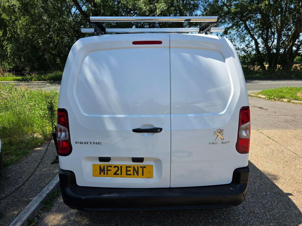 Peugeot Partner Panel Van 1.5 Bluehdi 1000 Professional Standard P White #4