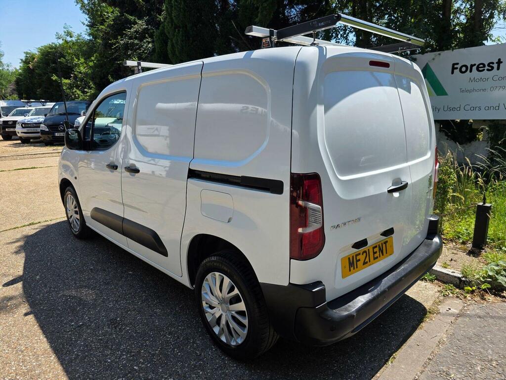 Peugeot Partner Panel Van 1.5 Bluehdi 1000 Professional Standard P White #5
