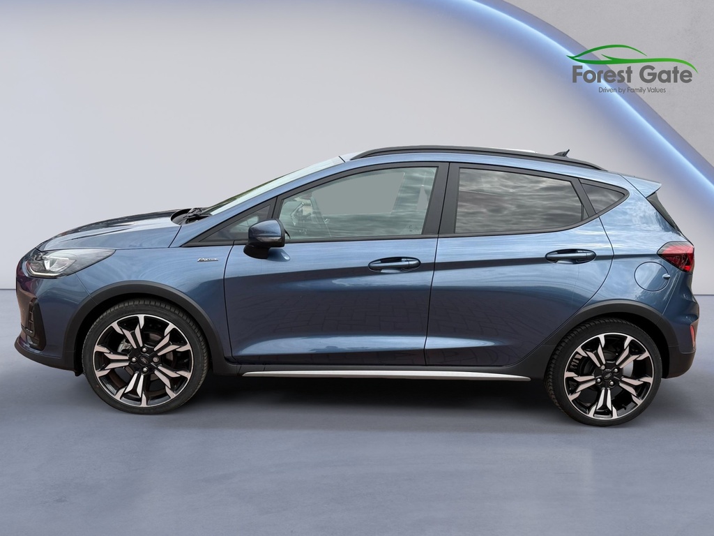 Ford Fiesta 1.0T Ecoboost Mhev Active X Edition Hatchback CV23MVP Blue #4
