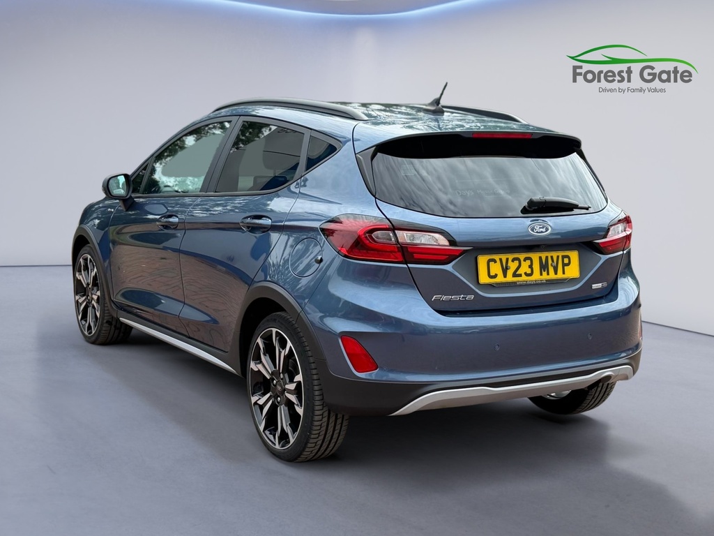 Ford Fiesta 1.0T Ecoboost Mhev Active X Edition Hatchback CV23MVP Blue #5