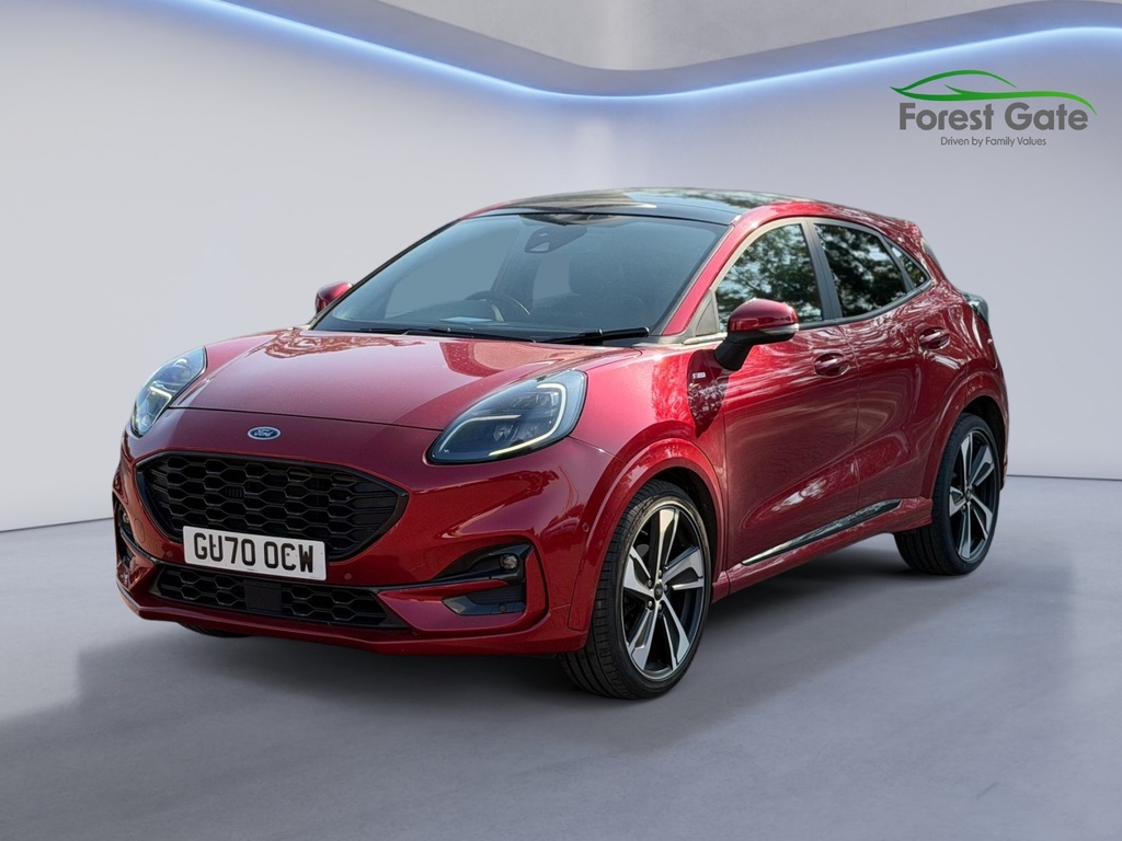 Ford Puma 1.0T Ecoboost Mhev St-line X First Edition Plus Su GU70OCW Red #3