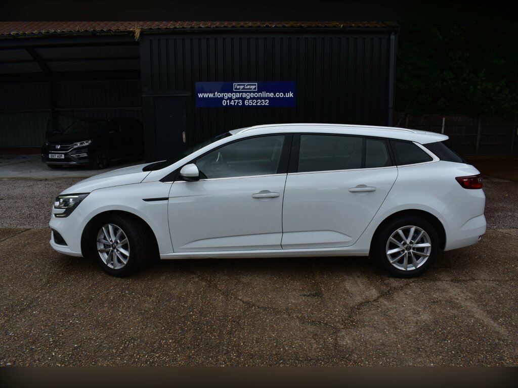Renault Megane 1.5 Blue Dci Play Sport Tourer E White #6
