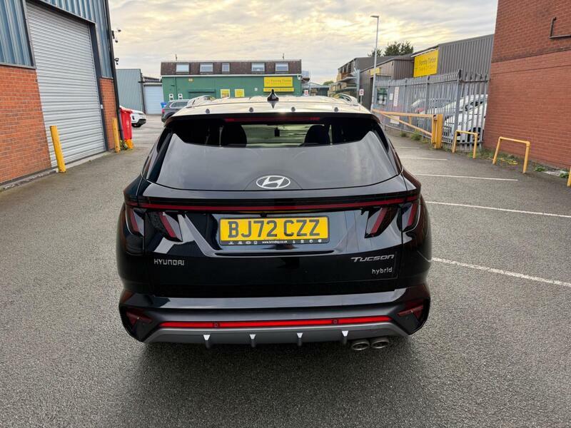 Hyundai Tucson 1.6-h-t-gdi-n-line-auto-euro-6-ss-5dr BJ72CZZ Black #4