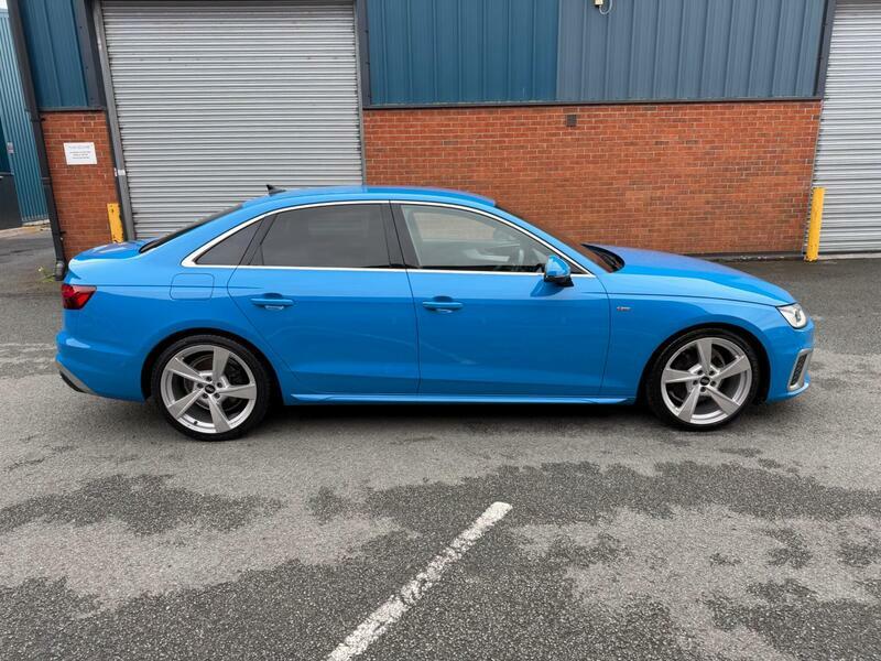 Audi A4 2.0-Tfsi-35-s-line-s-tronic-euro-6-ss-4dr WR21FMP Blue #2