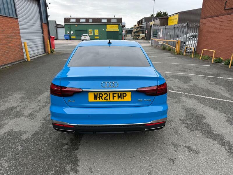 Audi A4 2.0-Tfsi-35-s-line-s-tronic-euro-6-ss-4dr WR21FMP Blue #4